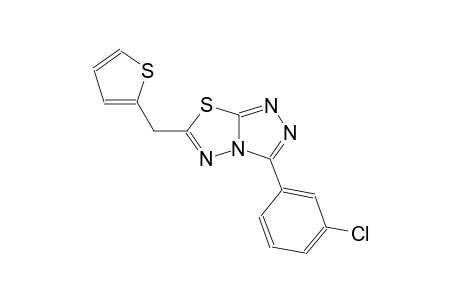 3-(3-chlorophenyl)-6-(2-thienylmethyl)[1,2,4]triazolo[3,4-b][1,3,4]thiadiazole