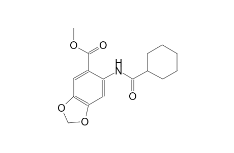 methyl 6-[(cyclohexylcarbonyl)amino]-1,3-benzodioxole-5-carboxylate