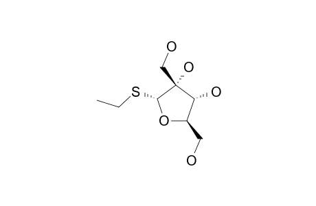 ETHYL-2-C-HYDROXYMETHYL-1-THIO-ALPHA-D/BETA-L-RIBOFURANOSIDE