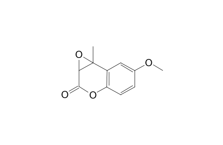 3,4-Dihydro-6-methoxy-4-methyl-2H-oxireno[c]chromen-2-one