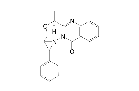 (S)-N-[2-(1-hydroxyethyl)-4-(3H)-oxoquinazolin-3-yl]-2-methyl-3-phenylaziridine isomer