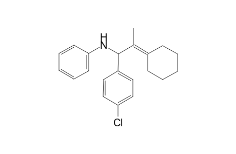 N-(1-(4-Chlorophenyl)-2-cyclohexylidenepropyl)aniline