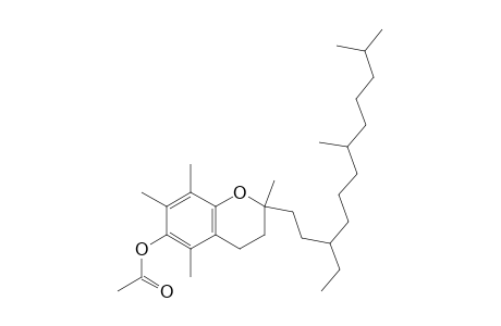 (rac)-2-(3-ethyl-7,11-dimethyldodecyl)-2,5,7,8-tetramethylchroman-6-yl acetate