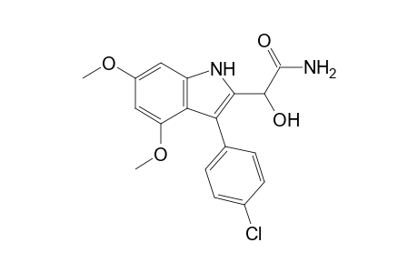 2-(3'-(4"-Chlorophenyl)-4',6'-dimethoxyindol-2'-yl)-2-hydroxyethanamide