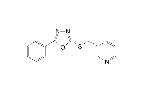 3-{[(5-phenyl-1,3,4-oxadiazol-2-yl)sulfanyl]methyl}pyridine