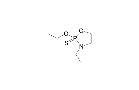 2-THIOXO-3-ETHYL-2-ETHOXY-1,3,2-OXAAZAPHOSPHOLIDINE