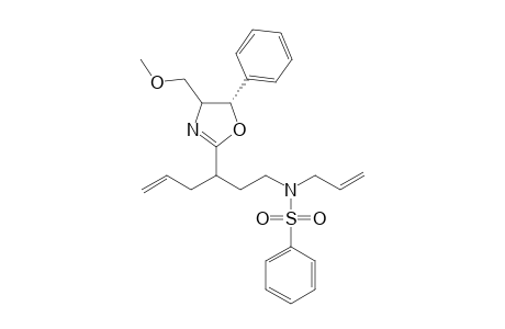 (S)-4-Methoxymethyl-5-phenyl-2-[1-allyl-3-(N-allyl-N-phenylsulfonylamino)propyl]-4,5-dihydrooxazoline