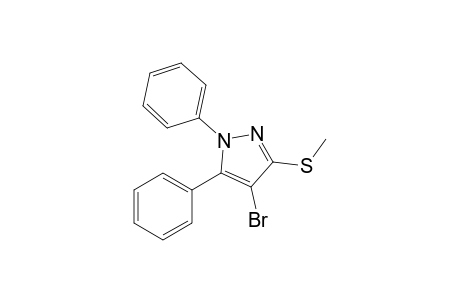4-Bromo-3-(methylthio)-1,5-diphenyl-1H-pyrazole