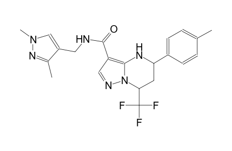N-[(1,3-dimethyl-1H-pyrazol-4-yl)methyl]-5-(4-methylphenyl)-7-(trifluoromethyl)-4,5,6,7-tetrahydropyrazolo[1,5-a]pyrimidine-3-carboxamide