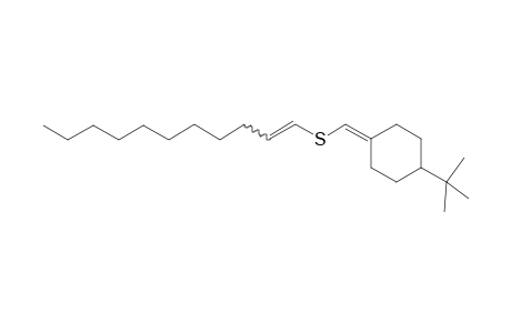 [(4-tert-Butylcyclohexylidene)methyl](undec-1-enyl)sulfide