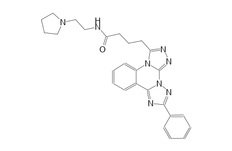 di[1,2,4]triazolo[4,3-a:1,5-c]quinazoline-3-butanamide, 10-phenyl-N-[2-(1-pyrrolidinyl)ethyl]-
