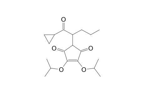 2,3-Diisopropoxy-5-(1-oxo-1-cyclopropylpent-2-yl)-2-cyclopenten-1,4-dione