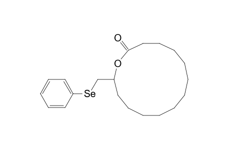 Oxacyclotetradecan-2-one, 14-[(phenylseleno)methyl]-