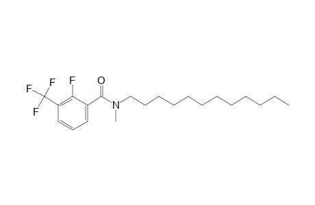 Benzamide, 2-fluoro-3-trifluoromethyl-N-methyl-N-dodecyl-