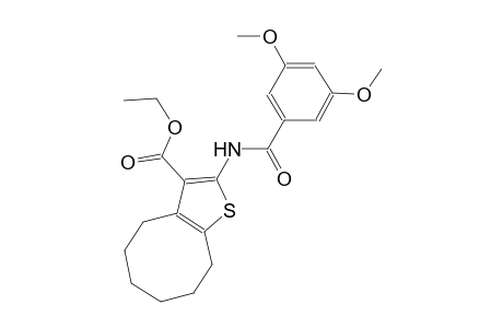 ethyl 2-[(3,5-dimethoxybenzoyl)amino]-4,5,6,7,8,9-hexahydrocycloocta[b]thiophene-3-carboxylate