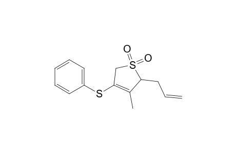 2-Allyl-3-methyl-4-(phenylthio)-2,5-dihydrothiophene 1,1-dioxide