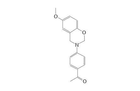1-[4-(6-methoxy-2H-1,3-benzoxazin-3(4H)-yl)phenyl]ethanone