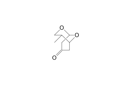 (1R,4R,5S)-4-Methyl-2,9-dioxa-bicyclo(3.3.1)nonan-7-one