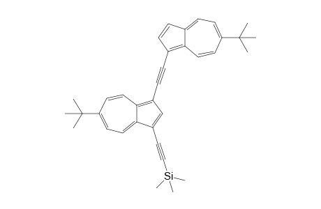 6-tert-Butyl-1-[(6-tert-butylazulen-1-yl)ethynyl]-3-(trimethylsilylethynyl)azulene