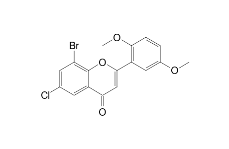 8-Bromo-6-chloro-2',5'-dimethoxyflavone