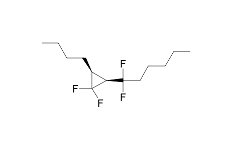 CIS-1,1-DIFLUORO-(1,1-DIFLUORO-N-HEXYL)-3-N-BUTYLCYCLOPROPANE