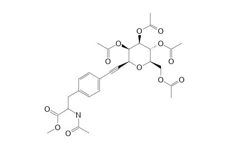 N-ACETYL_4-C-(3,7-ANHYDRO-4,5,6,8-TETRA-O-ACETYL-1,1,2,2-TETRADEHYDRO-1,2-D-GLYCERO-D-GALACTOOCTITYL)-DL-PHENYLALANINE_METHYLESTER