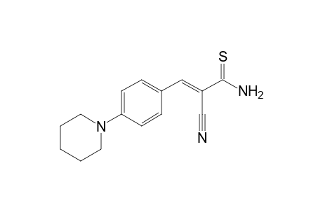 2-Cyano-3-[(4'-piperidin-1'-yl)phenyl]prop-2-ene-thioamide