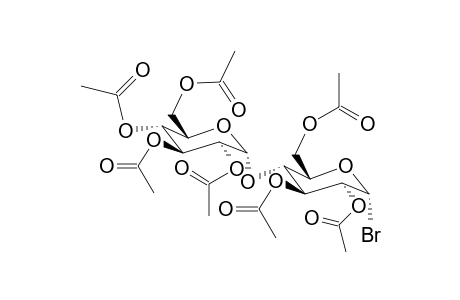 1-Bromo-4-O-(2,3,4,6-tetra-O-acetyl-a-d-glucopyranosyl)-2,3,6-tri-O-acetyl-a-d-glucopyranose