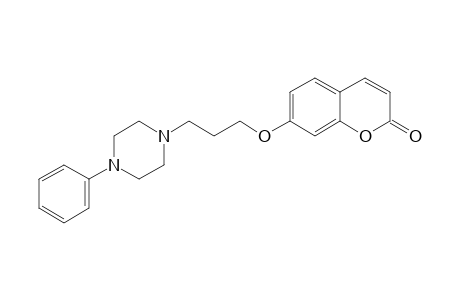 2H-1-Benzopyran-2-one, 7-[3-(4-phenyl-1-piperazinyl)propoxy]-