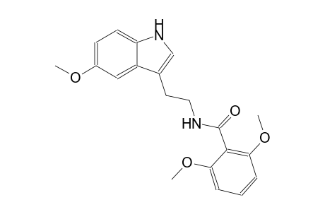 benzamide, 2,6-dimethoxy-N-[2-(5-methoxy-1H-indol-3-yl)ethyl]-