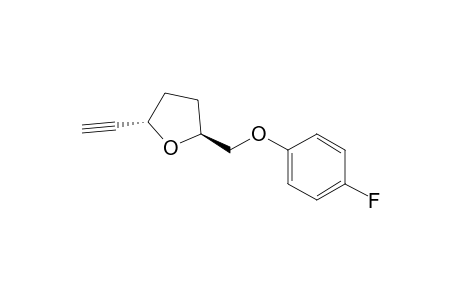 (2S,5S)-2-ethynyl-5-[(4-fluoranylphenoxy)methyl]oxolane