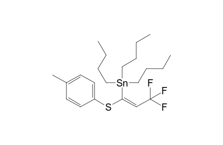 (E)-.beta.-(trifluoromethyl)-.alpha.-(tri-n-butylstannyl)vinyl p-Tolyl sulfide
