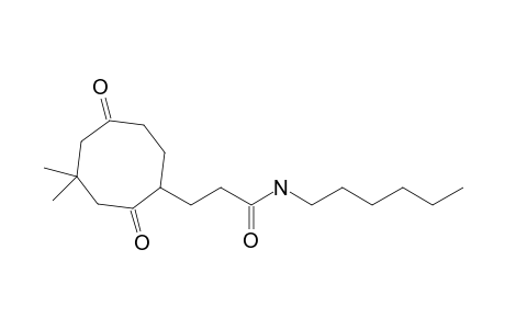 N-Hexyl-3-(4',4'-dimethyl-2',6'-dioxocyclooctyl)propanamide