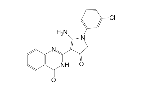 4(3H)-quinazolinone, 2-[2-amino-1-(3-chlorophenyl)-4,5-dihydro-4-oxo-1H-pyrrol-3-yl]-