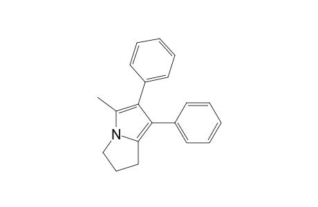 5-Methyl-6,7-diphenyl-2,3-dihydro-1H-pyrrolizine