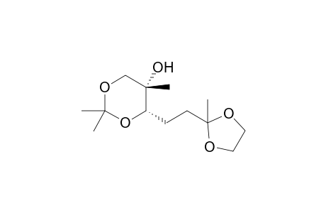 (4S,5S)-2,2,5-Trimethyl-4-[2-(2-methyl-1,3-dioxolan-2-yl)ethyl]-1,3-dioxan-5-ol