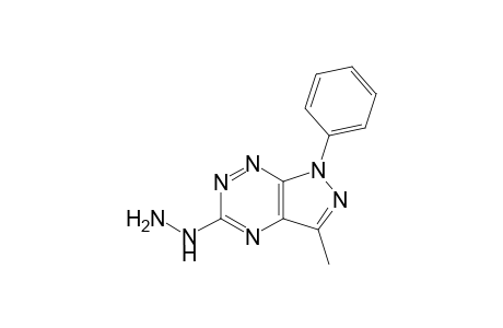 3-Methyl-1-phenyl-5-hydrazino-1H-pyrazolo[4,3-e][1,2,4]triazine