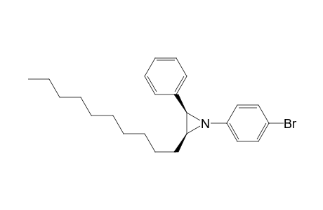Aziridine, 1-(4-bromophenyl)-2-decyl-3-phenyl-, (2S-cis)-