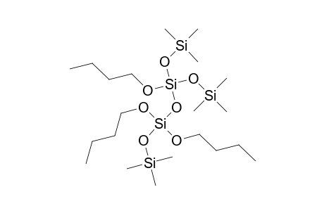 Butyl 1,1-dibutoxy-3,3,3-trimethyldisiloxanyl bis(trimethylsilyl) orthosilicate