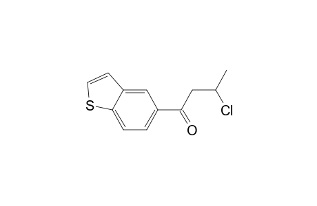 1-(Benzo[b]thiophen-5-yl)-3-chlorobutan-1-one