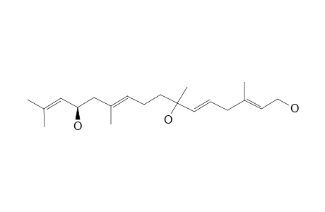 (2E,5E,10E,13R)-3,7,11,15-tetramethylhexadeca-2,5,10,14-tetraene-1,7,13-triol