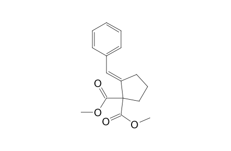 (2E)-2-(phenylmethylene)cyclopentane-1,1-dicarboxylic acid dimethyl ester