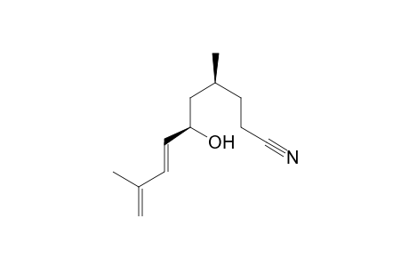 (4S,6R,E)-6-Hydroxy-4,9-dimethyldeca-7,9-dienenitrile