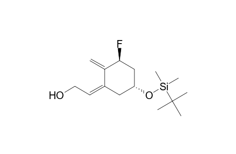 (2Z)-2-[(3S,5R)-5-[tert-butyl(dimethyl)silyl]oxy-3-fluoranyl-2-methylidene-cyclohexylidene]ethanol