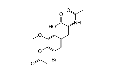 N-acetyl-3-bromo-5-methoxytyrosine, acetate (ester)