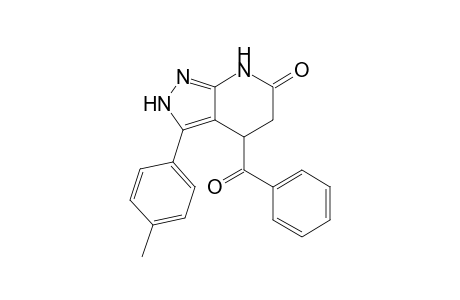 4-Benzoyl-3-(p-tolyl)-2,4,5,7-tetrahydro-6H-pyrazolo[3,4-b]pyridin-6-one