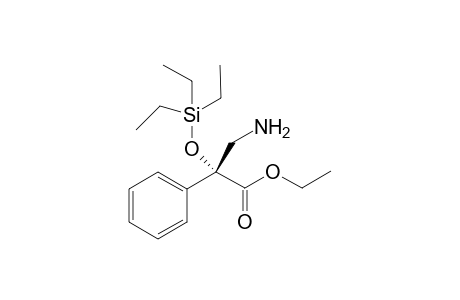(R)-Ethyl 3-amino-2-phenyl-2-(triethylsilyloxy)propanoate