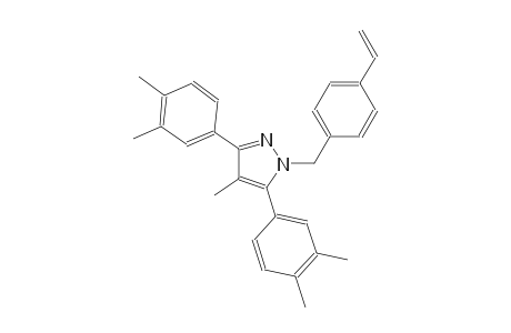 3,5-bis(3,4-dimethylphenyl)-4-methyl-1-(4-vinylbenzyl)-1H-pyrazole