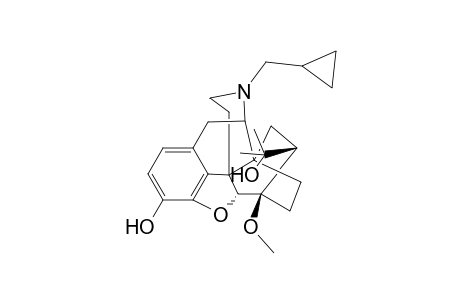 7-(2"-Hydroxyisopropyl)-4,5-epoxy-18,19-dihydro-3-hydroxy-6-methoxy-17-(cyclopropylmethyl)-6,14-ethenomorphinane