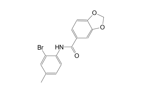 N-(2-bromo-4-methylphenyl)-1,3-benzodioxole-5-carboxamide